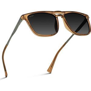 Women UVA and UVB  Pro Premium Polarized Double Bar Sunglasses